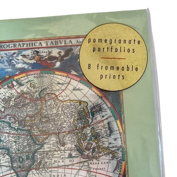 Masters Of Cartography Print Portfolio Pomegranate Publications 13x15 World Maps - Picture 2 of 15